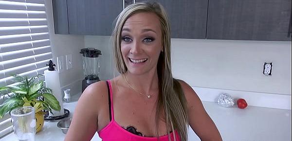  Horny stepmom loves sucking cock and she sucked my dick